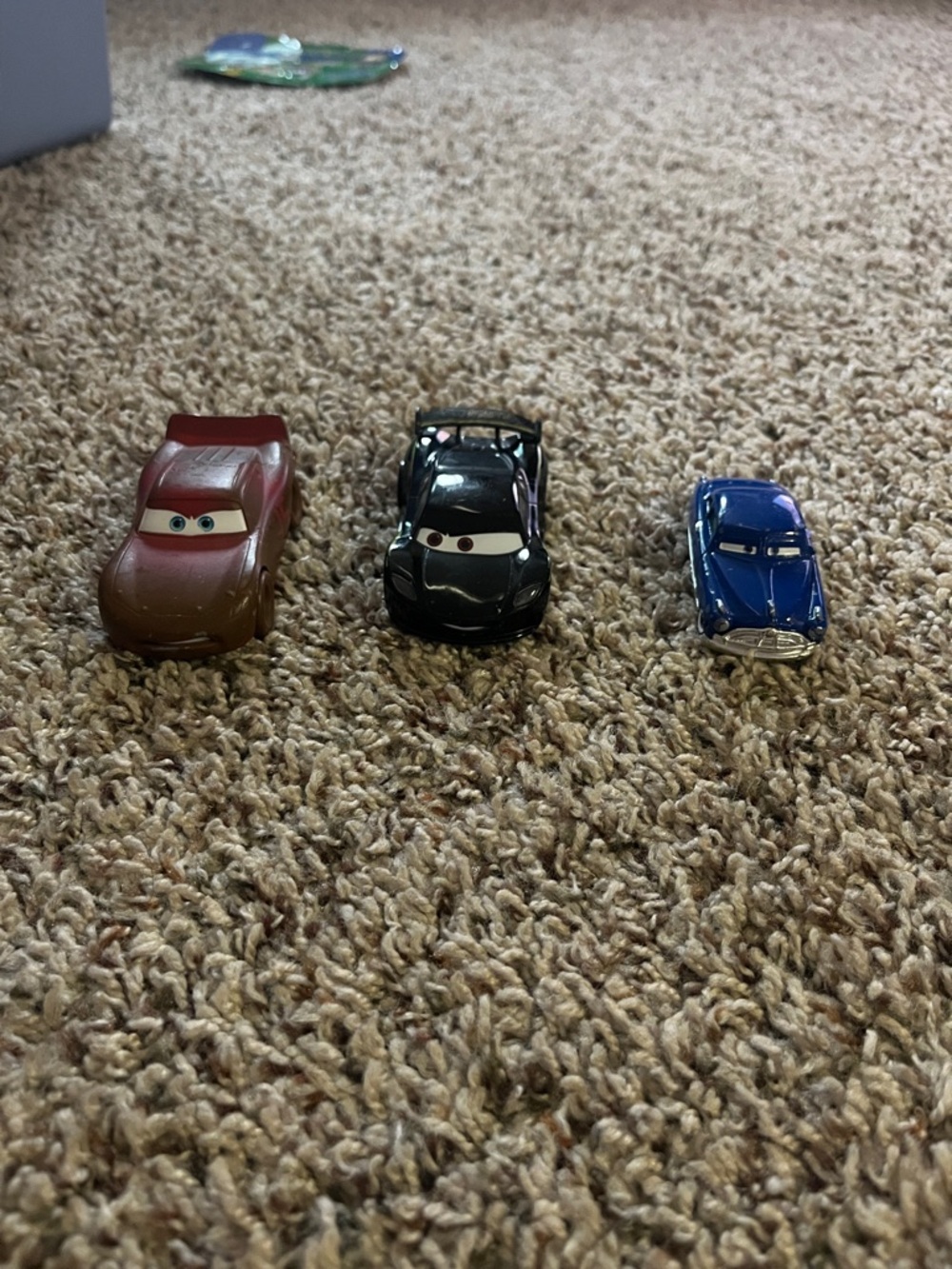 Disney cars Toy Die-Cast Car Set - Brown, Black & Blue